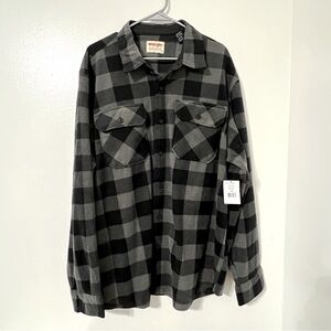 Wrangler Black Plaid Jacket
